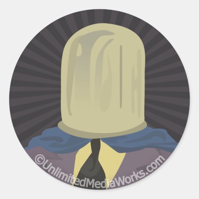 Sticker Rond Cristal Mâle (Devant)