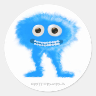 Sticker Rond Critère de la légumineuse bleue