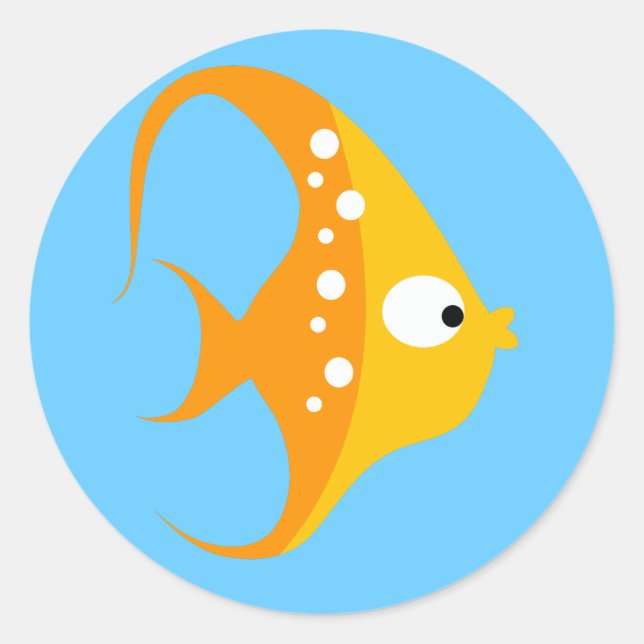 STICKER ROND CRITÈRES DE MER HANGEL HANGEL HANGEL HANGEL HANGEL (Devant)