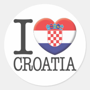 Sticker Rond Croatie