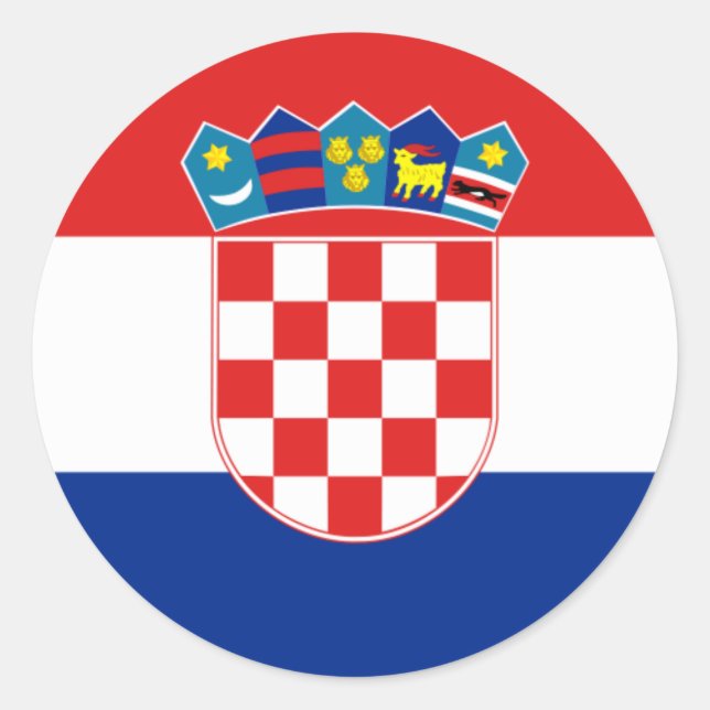 Sticker Rond croatie (Devant)