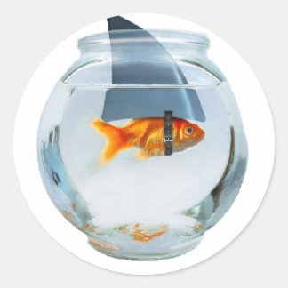 Sticker Rond Crois en toi poisson