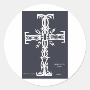 Sticker Rond Croix