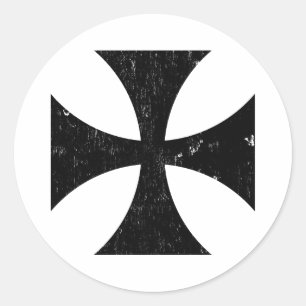 Sticker Rond Croix de fer - Allemand/Deutschland Bundeswehr