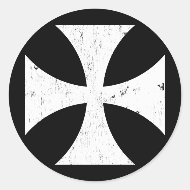 Sticker Rond Croix de fer - Allemand/Deutschland Bundeswehr (Devant)