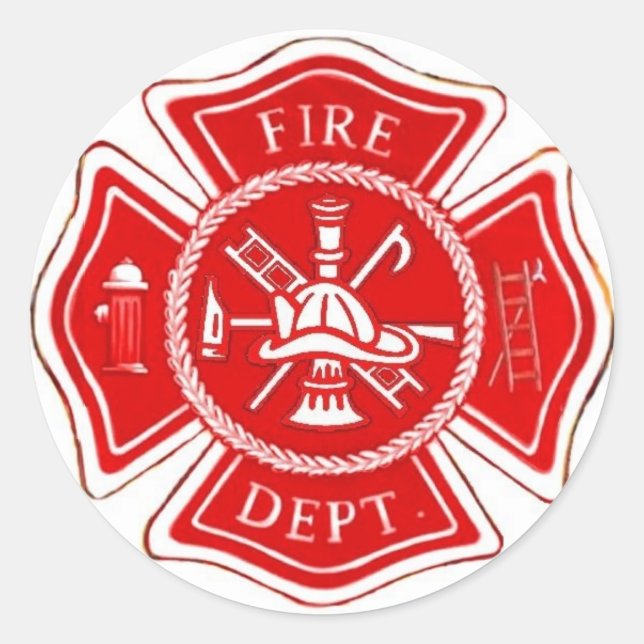 STICKER ROND CROIX DE MALTESE (Devant)