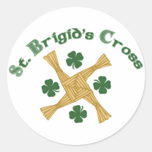 Sticker Rond Croix de Saint-Brigides