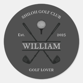 Sticker Rond Croix du Club des Amoureux de Golf