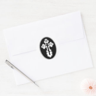 Sticker Rond Croix orthodoxe Ste Olga