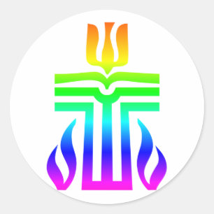 Sticker Rond Croix presbytérienne