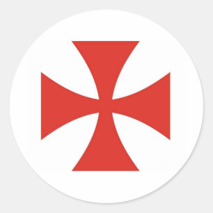 Sticker Rond Croix Trottine