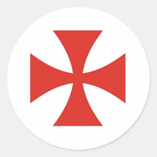 Sticker Rond Croix Trottine