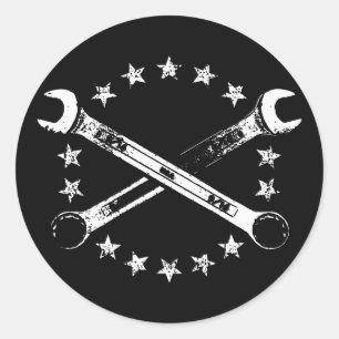 Sticker Rond Cross Wrenches