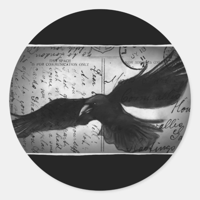 Sticker Rond Crow deluxe (Devant)