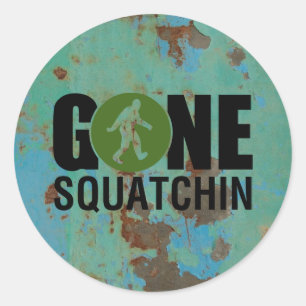 Sticker Rond Cru allé de Squatchin