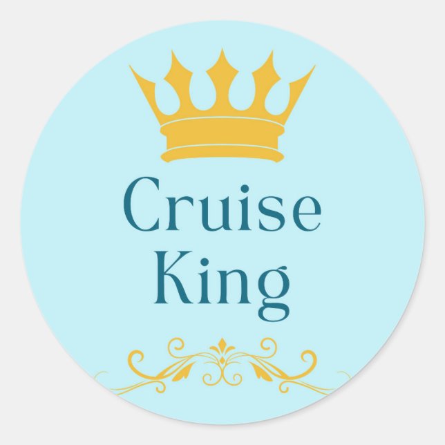Sticker Rond Cruise King (Devant)