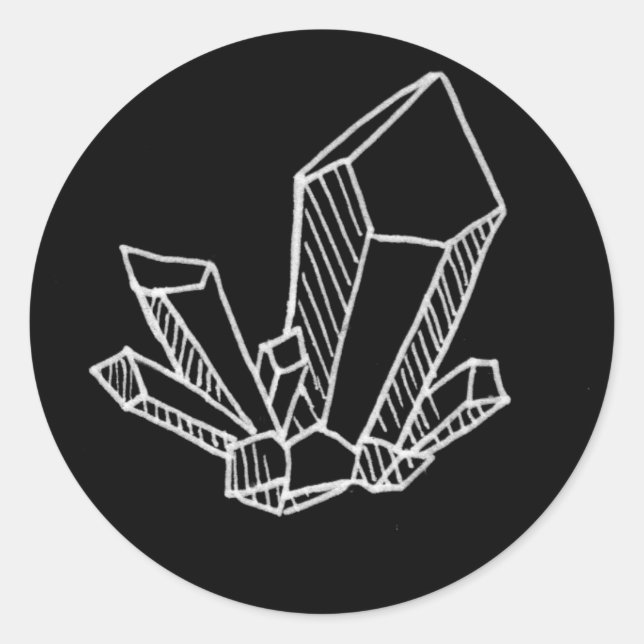 Sticker Rond Crystal (Devant)