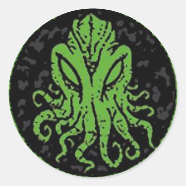 Sticker Rond Cthulhu (Devant)