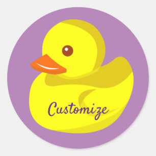Sticker Rond Cube Rubber Duck Thunder_Cove 