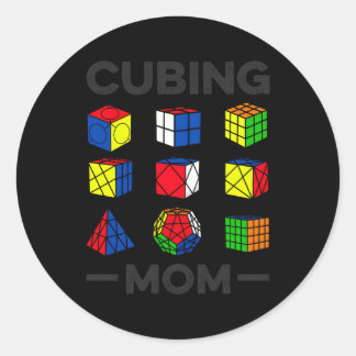 Sticker Rond Cubing Maman Speed Cubing Math