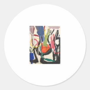 Sticker Rond Cuisine Abstraite peinture Hankamer Artjunkhaus Ar