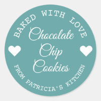 Cuisiné Avec Amour Choco Cookies Turquoise Et Blan
