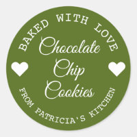 Cuisiné Avec Amour Choco Cookies Vert Et Blanc