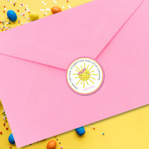 Sticker Rond Cuisine Notre Petit Merci D'Anniversaire