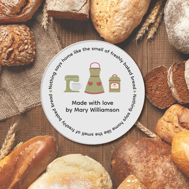 Sticker Rond Cuisson avec amour  (Créateur téléchargé)
