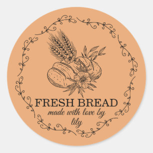 Sticker Rond Cuisson de pain au levain