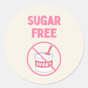 Sticker Rond Cuisson sans sucre