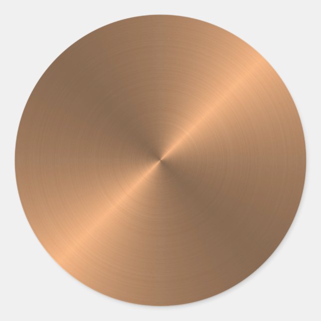 Sticker Rond Cuivre (Devant)