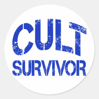 Sticker Rond Cult survivor