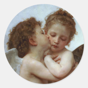 Sticker Rond Cupidé & Psyché comme Enfants