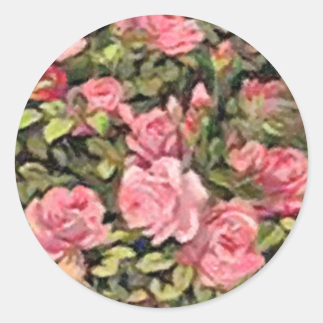 Sticker Rond Cupidon et phoque opiaire (Devant)