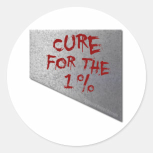 Sticker Rond Cure pour le 1 %