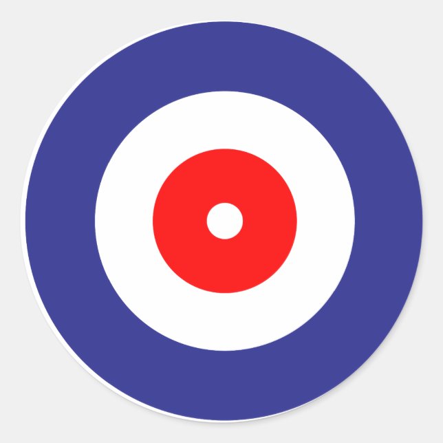 Sticker Rond Curling (Devant)