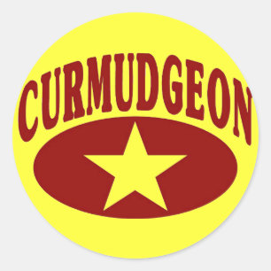 Sticker Rond Curmudgeon