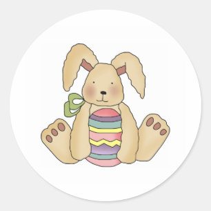 Sticker Rond custbunstripeeeggg