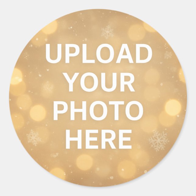 Sticker Rond Custom Photo (Devant)