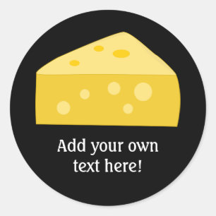 Sticker Rond Customiser ce graphique Big Cheese