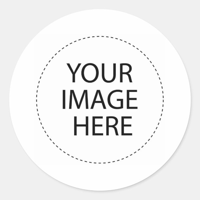 Sticker Rond Customisez votre propre (Devant)