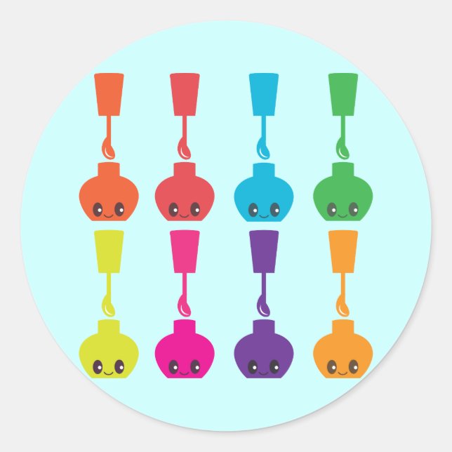 Sticker Rond Cute Clou Polonais ! (Devant)