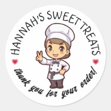 Cute courte cheveux Baker Kawaii Merci graphique