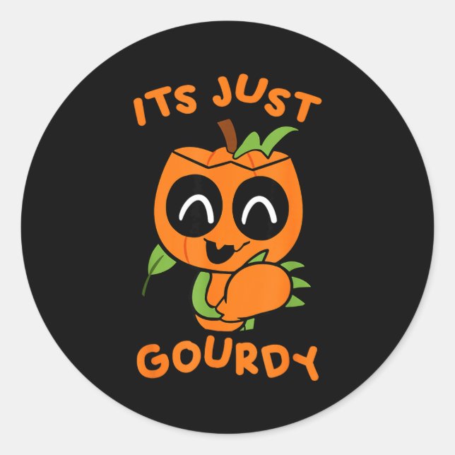 Sticker Rond Cute Dandy's Gamer World Soky Gourdy Kids Funny Xm (Devant)