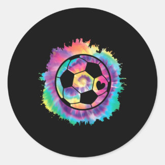 Sticker Rond Cute Soccer Girl Player Soccer Lover Women Girls K