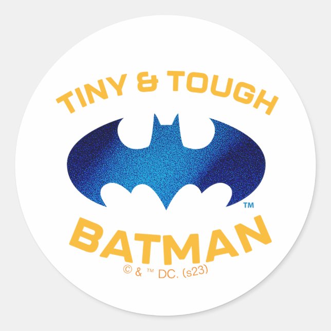 Sticker Rond Cuter than mignon minuscule & Tough Batman (Devant)