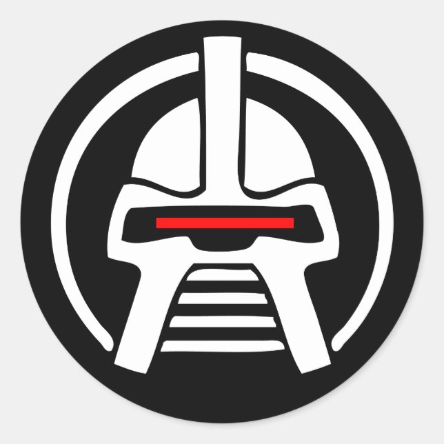 Sticker Rond Cyborg (Devant)