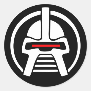 Sticker Rond Cyborg