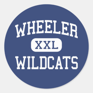 Sticker Rond Cycliste - chats sauvages - haut - Marietta la